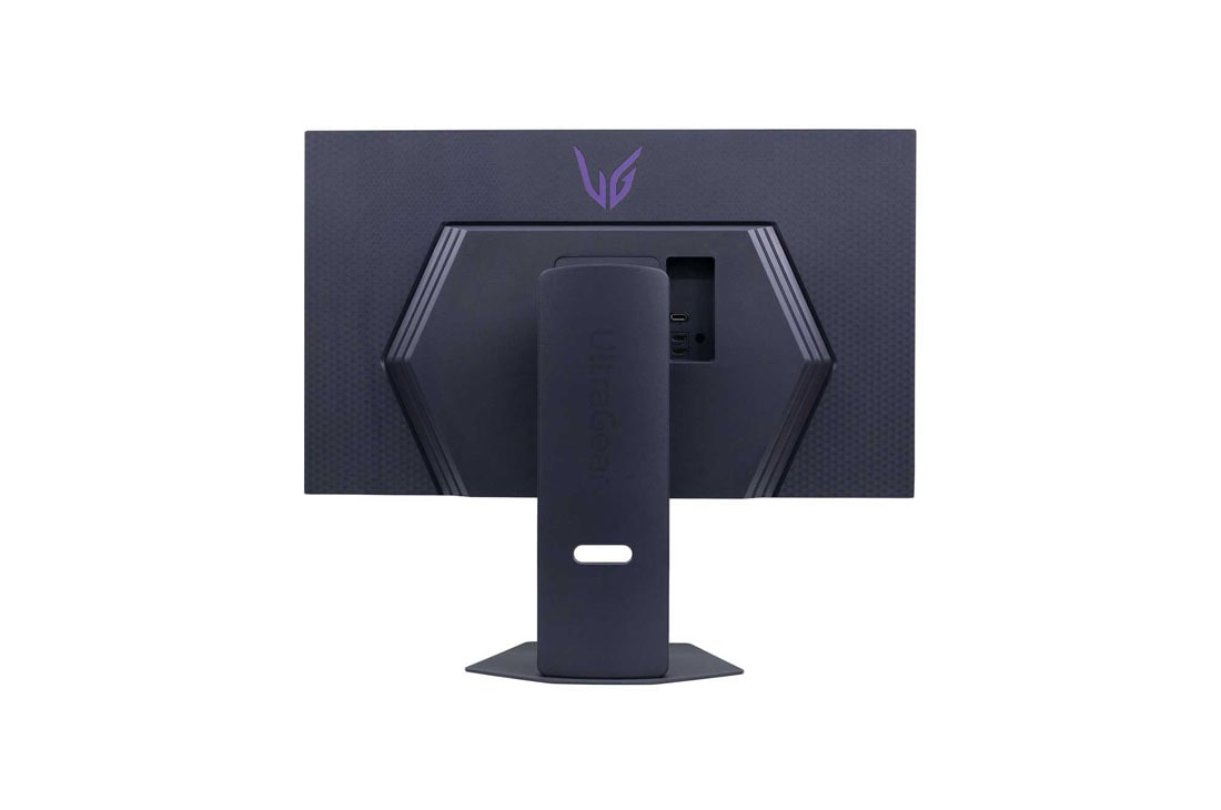 LG 32” LG UltraGear™ UHD  144Hz 刷新率电竞显示器, side view with monitor height moving downwards on, 32GS94U-B, thumbnail 13