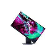 LG 32” LG UltraGear™ UHD  144Hz 刷新率电竞显示器, perspective view, 32GS94U-B, thumbnail 4