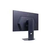 LG 32” LG UltraGear™ UHD  144Hz 刷新率电竞显示器, close-up view of ports with lights on, 32GS94U-B, thumbnail 12