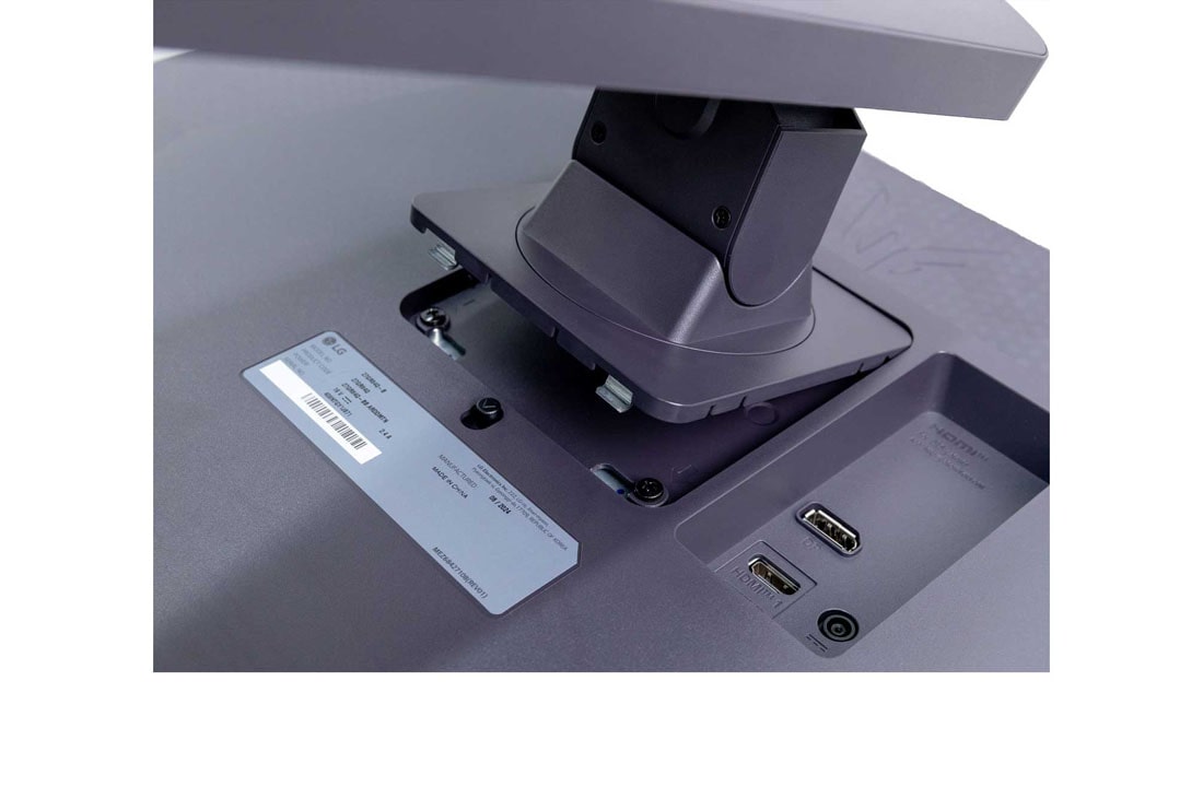 LG 27” LG UltraGear™ QHD电竞显示器 支持240Hz刷新率, 背面全体画像, 27GR84Q-B, thumbnail 10