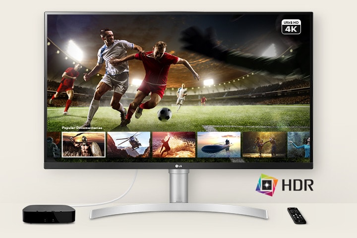 Ultra HD 4K, and HDR for content from multiple streaming services.
