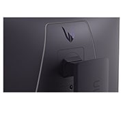 LG UltraGear™ 27英寸 240Hz UHD 4K Nano IPS Black电竞显示器 | 1ms (GtG), DP 2.1, DisplayHDR 600, rear close-up of monitor, 27G850A-B, thumbnail 14
