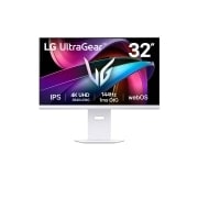 LG UltraGear™ 31.5英寸 144Hz UHD 4K 智能游戏显示器 | 1ms (GtG), webOS, front view, 32G810SA-W, thumbnail 1