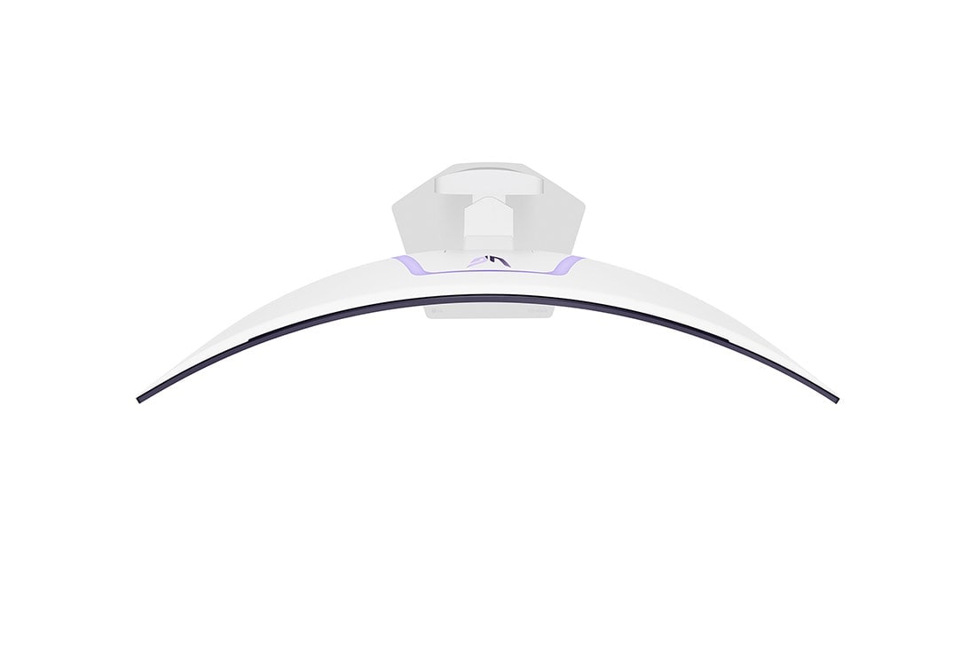 LG UltraGear™ 39英寸 OLED 240Hz WQHD 曲面屏智能游戏显示器 | webOS, 0.03ms (GtG), 240Hz, DisplayHDR True Black 400, rear view with lights on, 39GX90SA-W, thumbnail 11