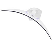 LG UltraGear™ 39英寸 OLED 240Hz WQHD 曲面屏智能游戏显示器 | webOS, 0.03ms (GtG), 240Hz, DisplayHDR True Black 400, rear perspective view with lights off, 39GX90SA-W, thumbnail 12