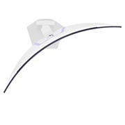 LG UltraGear™ 39英寸 OLED 240Hz WQHD 曲面屏智能游戏显示器 | webOS, 0.03ms (GtG), 240Hz, DisplayHDR True Black 400, rear perspective view with lights on, 39GX90SA-W, thumbnail 13