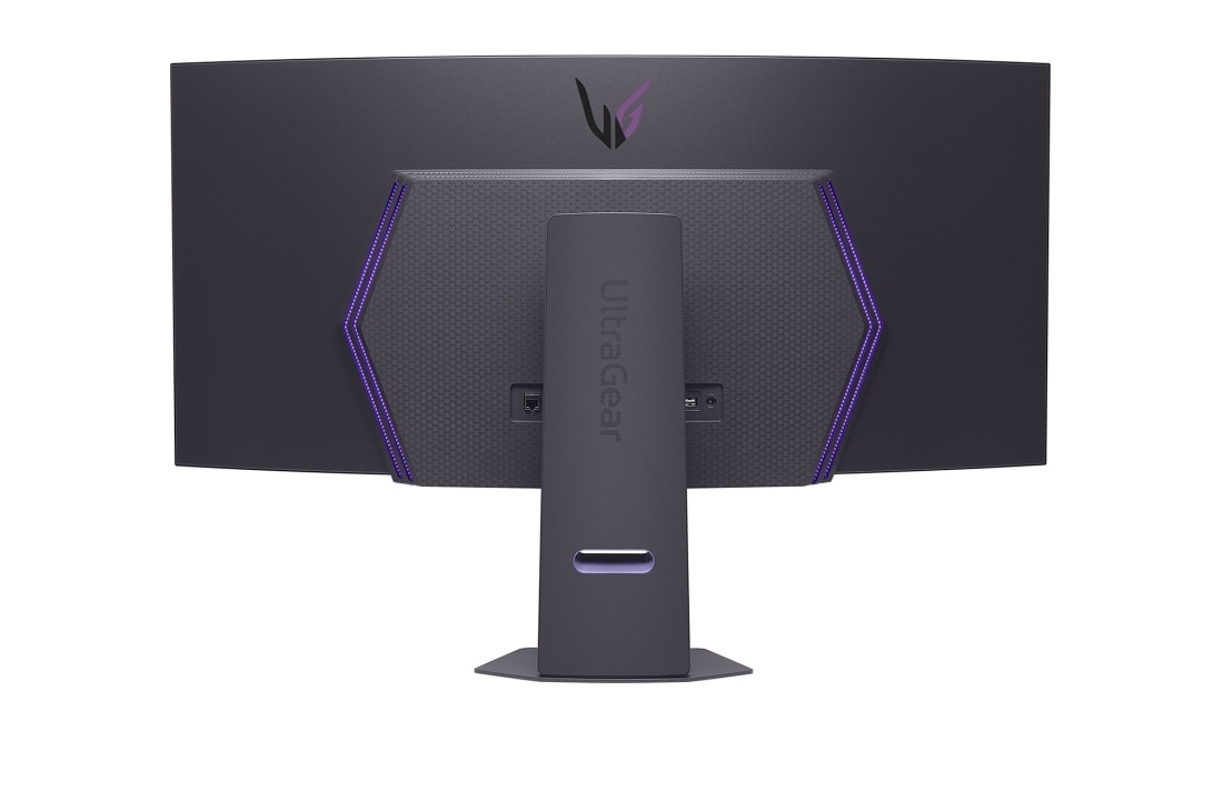 LG UltraGear™ 44.5英寸 OLED 240Hz WQHD曲面屏智能游戏显示器 | webOS, 0.03ms (GtG), 240Hz, DisplayHDR True Black 400, side view, 45GX90SA-B, thumbnail 5