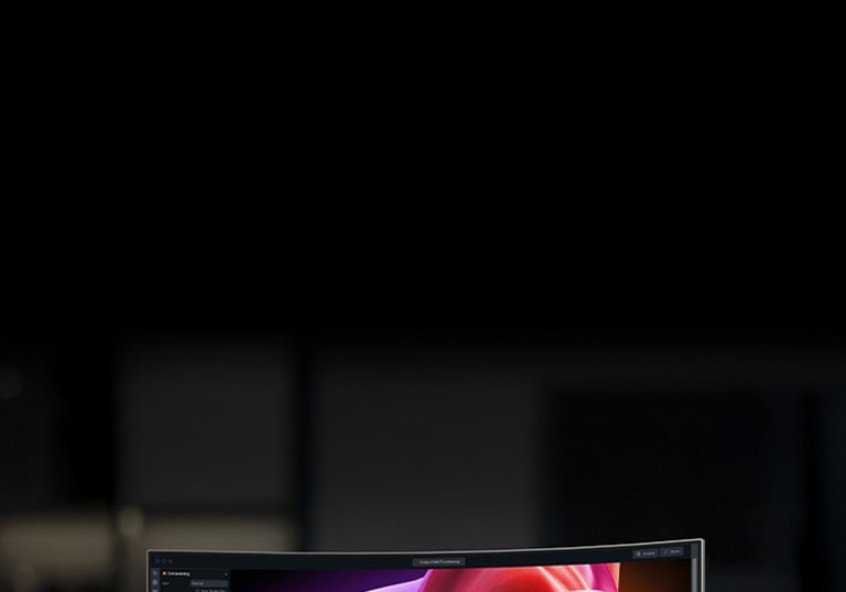 LG UltraFine Monitor logo.