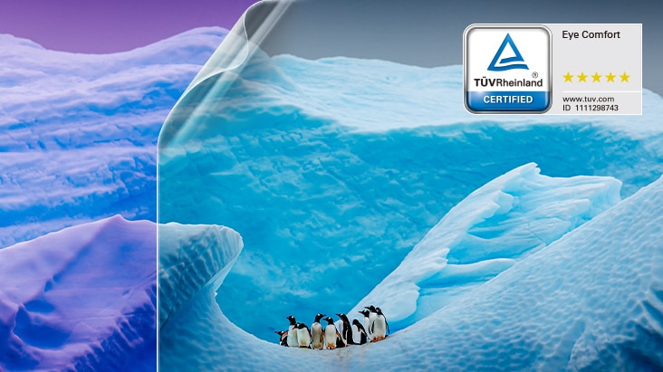 该屏幕获得 TÜV 莱茵最新一代“眼舒适 3.0”标准认证，符合高标准的用眼健康要求。高刷新率带来流畅操作体验，色彩还原准确真实，同时搭载软硬结合的低蓝光技术，有效减少有害蓝光辐射，在保护双眼的同时不偏色、不失真。