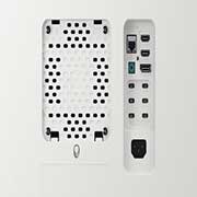 LG UltraFine™ 39.7英寸 Nano IPS Black 5K2K 配备 Thunderbolt™ 5, Rear view with stand disassembled, 40U990A-W, thumbnail 10