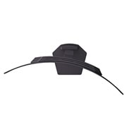 LG UltraGear™ 44.5英寸 OLED 240Hz WQHD 曲面屏电竞显示器 | 0.03ms (GtG), DisplayHDR True Black 400, USB-C (PD 65W) & HDMI 2.1, vedere laterală a monitorului basculat la +15 grade, 45GX900A-B, thumbnail 9