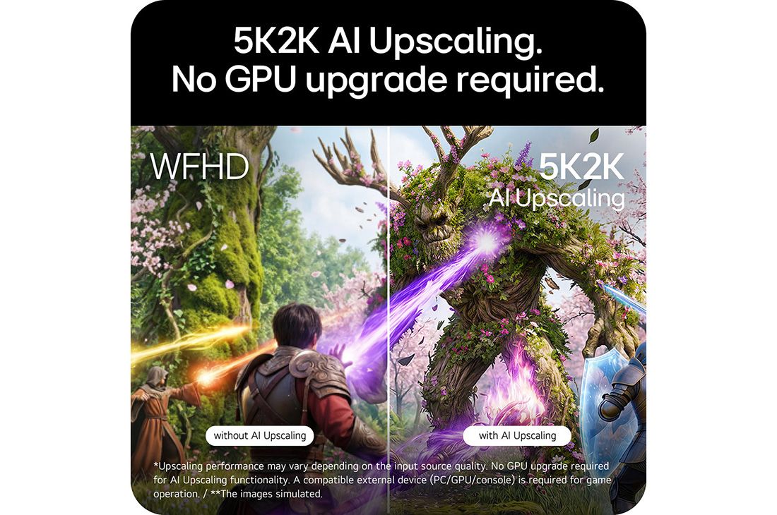 LG UltraGear™ evo GX9 系列，AI 超分技术 44.5英寸 5K2K OLED 电竞显示器, usp view, 45GX950B-B, thumbnail 7
