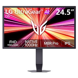25英寸 UltraGear G5, 原生 1000Hz FHD 电竞显示器2