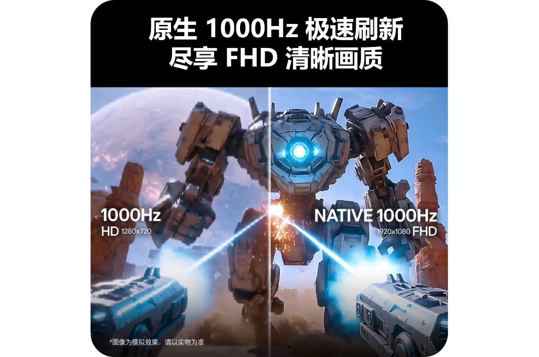 LG 24.5英寸 UltraGear G5, 原生 1000Hz FHD 电竞显示器, 25G590B-B, thumbnail 6