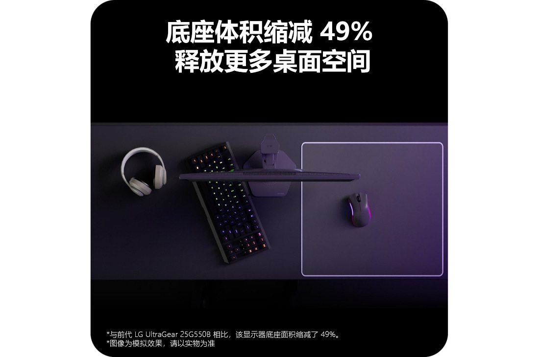 LG 24.5英寸 UltraGear G5, 原生 1000Hz FHD 电竞显示器, 25G590B-B, thumbnail 14