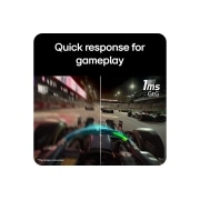 LG 31.5英寸 UltraGear™ G6, 300Hz QHD 电竞显示器, Comparison image showing fast on-screen transitions enabled by a 1ms (GtG) response time, delivering smoother and more responsive gameplay visuals on a gaming monitor., 32G650B-B, thumbnail 8