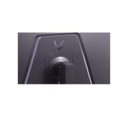 LG 31.5英寸 UltraGear™ G6, 300Hz QHD 电竞显示器, Rear view of the monitor showing the stand attachment area and rear ports, 32G650B-B, thumbnail 14