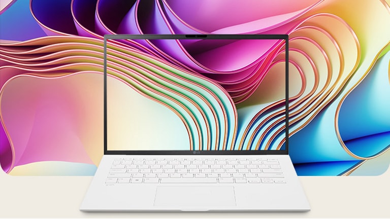 LG gram 通过 IPS LCD 显示屏提供精确的图像。