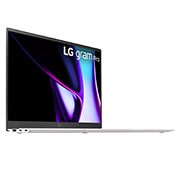 LG gram pro 16寸超薄笔记本/Pro-grade visuals/16:10防眩光IPS显示屏/Intel® Core™ Ultra 7处理器, +30 degree side view and cover open, 16Z90SP-G.AL87C, thumbnail 18