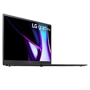 LG gram pro 16寸超薄笔记本/Pro-grade visuals/16:10 OLED显示屏/Intel® Core™ Ultra 7处理器, +30 degree side view and cover open, 16Z90SP-K.AL78C, thumbnail 6