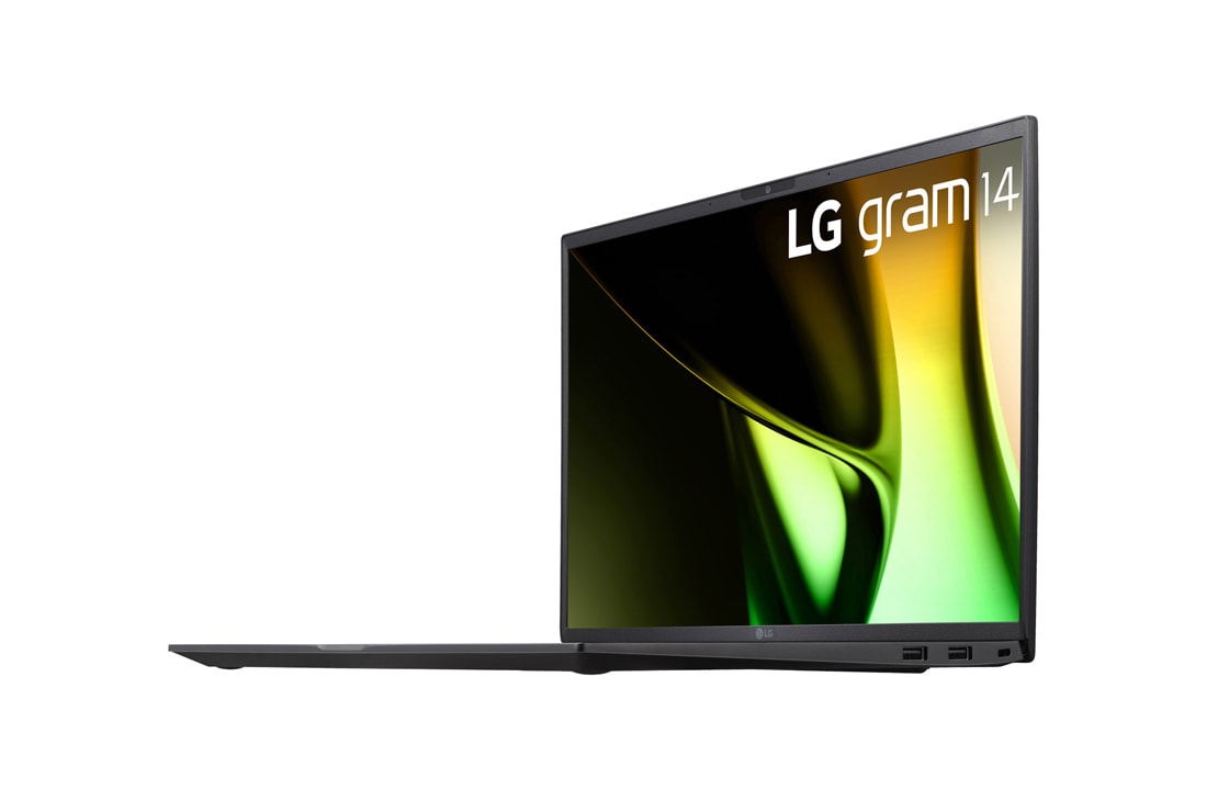 LG gram 14寸超薄笔记本/16：10防眩光IPS显示屏/Intel<sup>®</sup> Core™ Ultra 5处理器, -30 degree side view and cover open, 14Z90S-G.AL55C, thumbnail 7