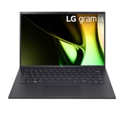 LG gram 14寸超薄笔记本/16：10防眩光IPS显示屏/Intel<sup>®</sup> Core™ Ultra 5处理器, Front view with keyboard, 14Z90S-G.AL55C, thumbnail 2