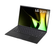 LG gram 14寸超薄笔记本/16：10防眩光IPS显示屏/Intel<sup>®</sup> Core™ Ultra 5处理器, -30 degree side view and cover open, 14Z90S-G.AL55C, thumbnail 4