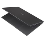 LG gram 14寸超薄笔记本/16：10防眩光IPS显示屏/Intel<sup>®</sup> Core™ Ultra 5处理器, -30  degree side view and cover half open, 14Z90S-G.AL55C, thumbnail 9