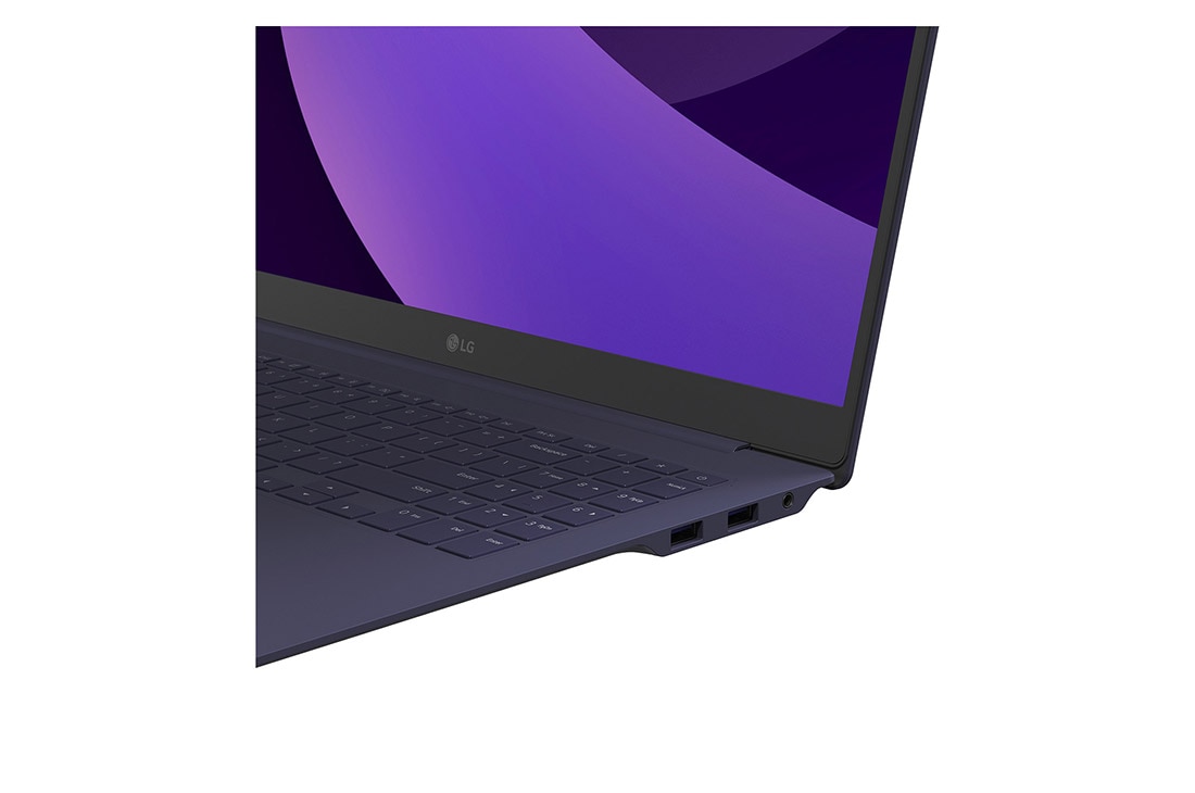 LG gram Pro 16'' | Windows 11 Home | Intel<sup>®</sup> Arrow Lake H 32GB RAM , 16:10 IPS LCD 显示屏, -盖子打开时30度侧口放大视图, 16Z90TP-G.AL89C, thumbnail 4