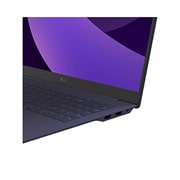 LG gram Pro 16'' | Windows 11 Home | Intel<sup>®</sup> Arrow Lake H 32GB RAM , 16:10 OLED 显示屏, -盖子打开时30度侧口放大视图, 16Z90TP-K.AL89C, thumbnail 4