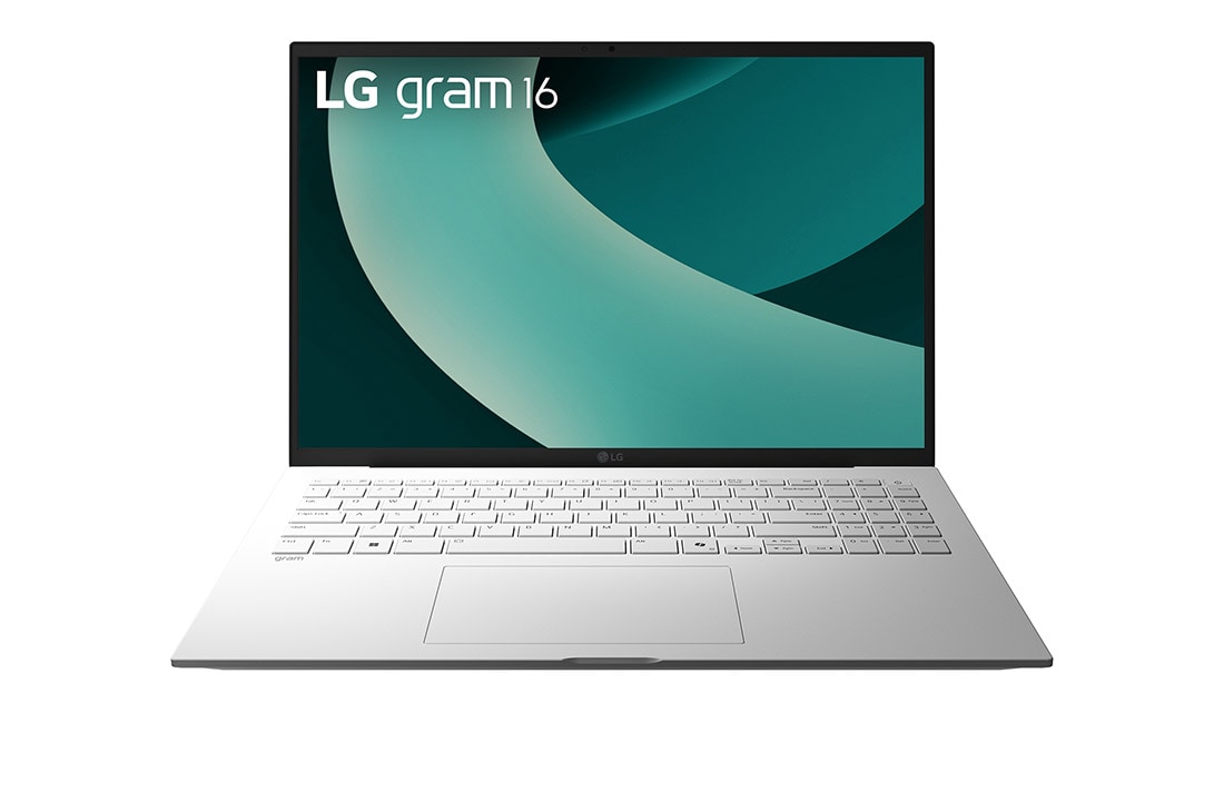 LG gram 16'' |  Intel® Arrow Lake H 轻薄本 | Windows 11, WQXGA 16:10 Anti-glare IPS 显示屏, Front view with keyboard, 16Z90T-G.AL57C, thumbnail 2