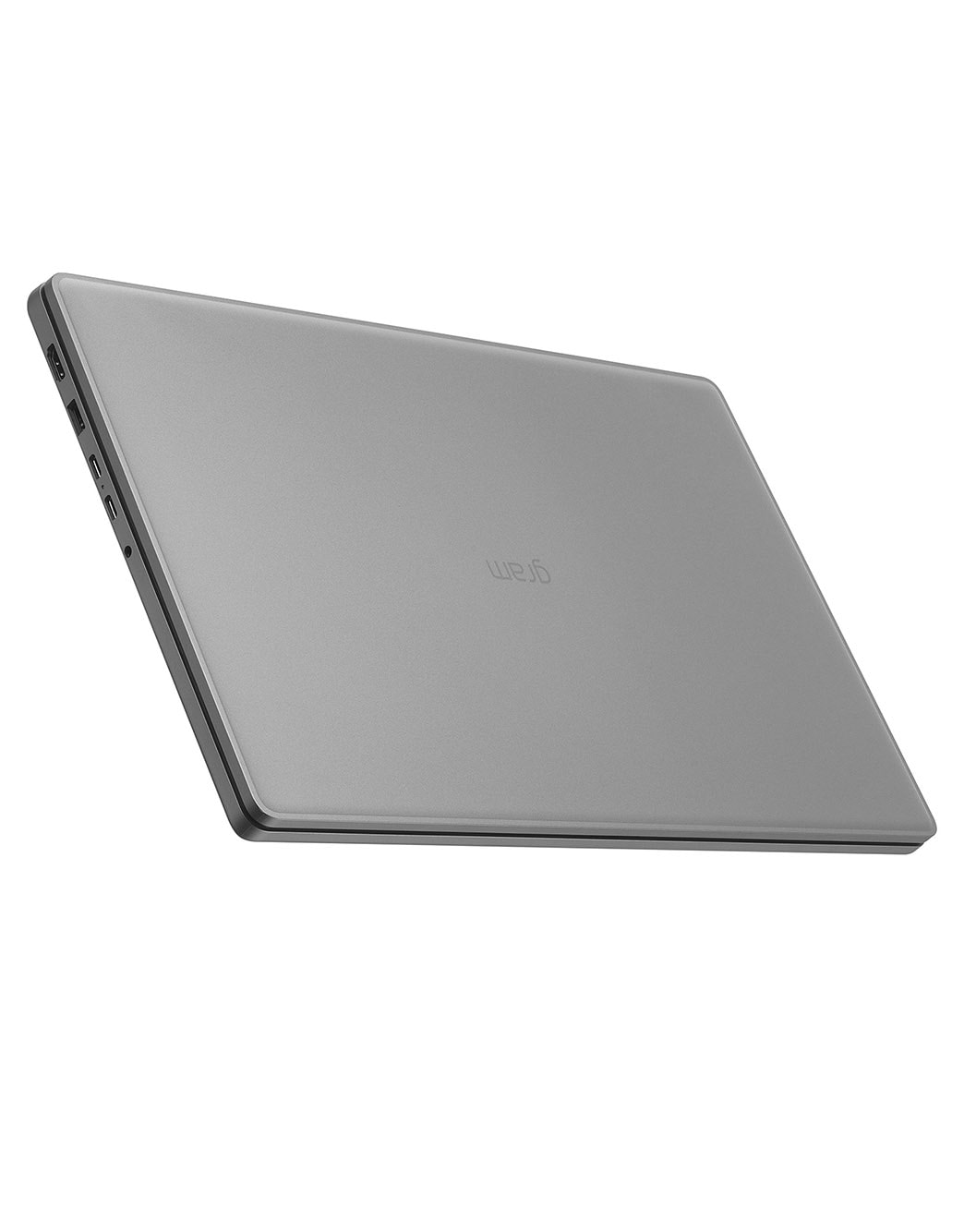 LG gram Book 15.6英寸轻薄本 | Intel® Core™ Processor Laptop | Windows 11, FHD Anti-glare IPS 显示屏, 盖子关闭时的后视图, 15U50T-G.AL56C
