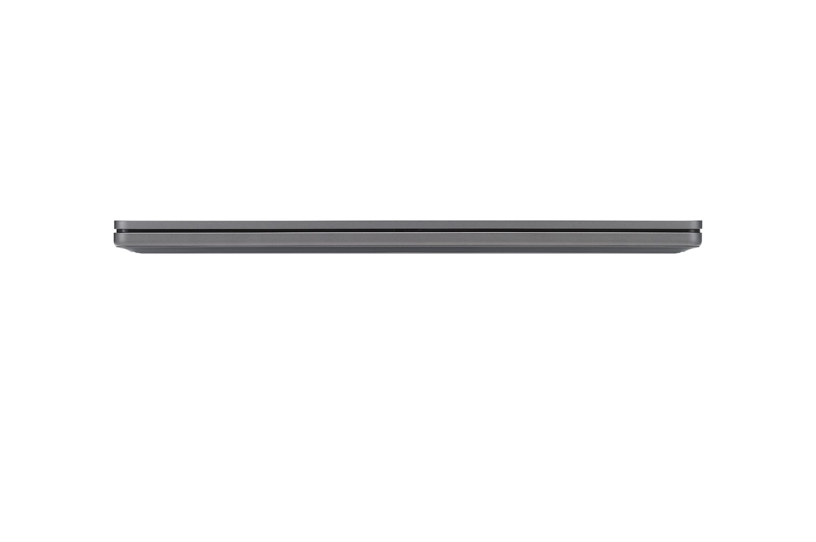 LG gram Book 15.6英寸轻薄本 | Intel® Core™ Processor Laptop | Windows 11, FHD Anti-glare IPS 显示屏, 盖子关闭时的前侧视图, 15U50T-G.AL56C