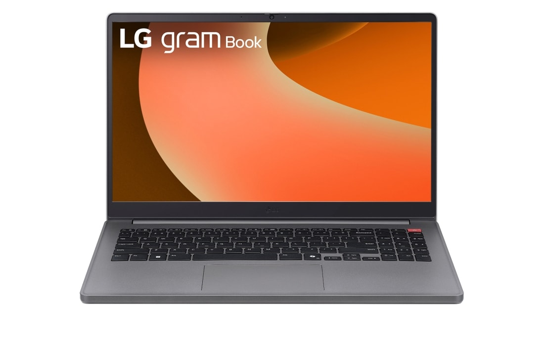LG gram Book 15.6英寸轻薄本 | Intel® Core™ Processor Laptop | Windows 11, FHD Anti-glare IPS 显示屏, 带键盘的前视图, 15U50T-G.AL56C, thumbnail 2