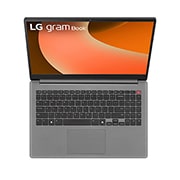 LG gram Book 15.6英寸轻薄本 | Intel® Core™ Processor Laptop | Windows 11, FHD Anti-glare IPS 显示屏, 俯视图，盖子用键盘打开, 15U50T-G.AL56C, thumbnail 18