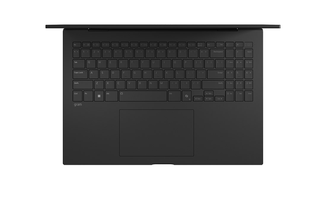 LG gram 16'' |  Intel® Arrow Lake H 轻薄本 | Windows 11, WQXGA 16:10 Anti-glare IPS 显示屏, Top-down view of keyboard, 16Z90T-G.AL58C, thumbnail 7