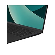 LG gram 16'' |  Intel® Arrow Lake H 轻薄本 | Windows 11, WQXGA 16:10 Anti-glare IPS 显示屏, -30 degree side port zoom-in view with cover open, 16Z90T-G.AL58C, thumbnail 4