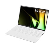 LG gram 14寸超薄笔记本/16：10防眩光IPS显示屏/Intel<sup>®</sup> Core™ Ultra 5处理器, -30 degree side view and cover open, 14Z90S-G.AL54C, thumbnail 4