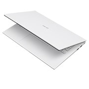 LG gram 14寸超薄笔记本/16：10防眩光IPS显示屏/Intel<sup>®</sup> Core™ Ultra 5处理器, -30  degree side view and cover half open, 14Z90S-G.AL54C, thumbnail 9