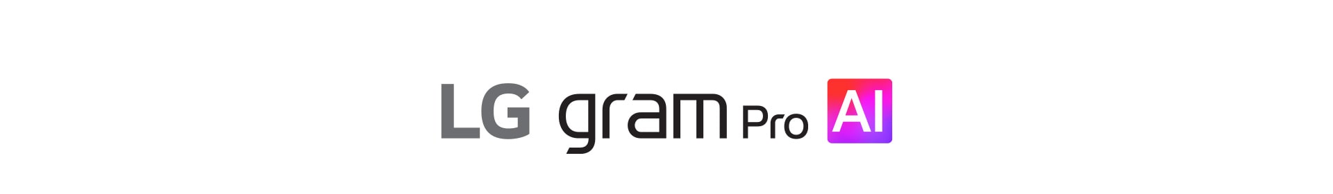 LG gram Pro AI logo.