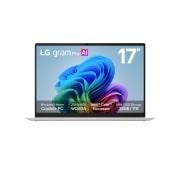 LG AI powered Intel® Core™ U7| Windows 11 Home | 轻薄机身 (1.3kg) | IPS 显示屏|17英寸 LG gram Pro , Intel® Core™ Ultra Processor | LPDDR5x RAM / NVMe Gen4 SSD, 17Z90U-G.AL87C, thumbnail 4