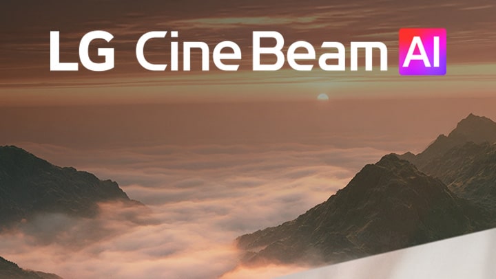 Logo image of LG CineBeam AI.