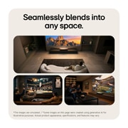 LG CineBeam HU925V | 支持 Dolby Atmos FlexConnect 的 4K 超短焦投影仪, image of LG CineBeam HU925V blending into a modern interior with a sleek design, HU925V, thumbnail 5