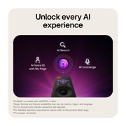 LG CineBeam HU925V | 支持 Dolby Atmos FlexConnect 的 4K 超短焦投影仪, image of LG CineBeam HU925V unlocking AI features with the Magic Remote, HU925V, thumbnail 13