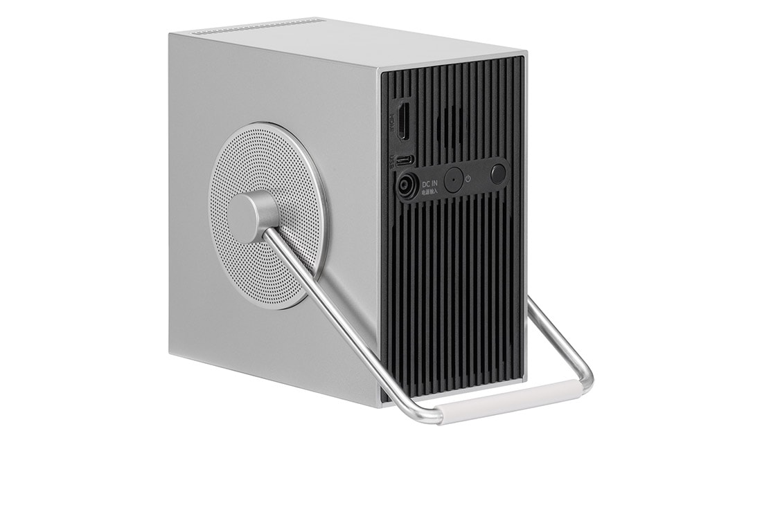LG CineBeam Q<br>便携式4K激光投影仪, +45 degree rear view, HU710PB, thumbnail 3