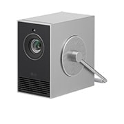 LG CineBeam Q<br>便携式4K激光投影仪, -45 degree side view, HU710PB, thumbnail 1