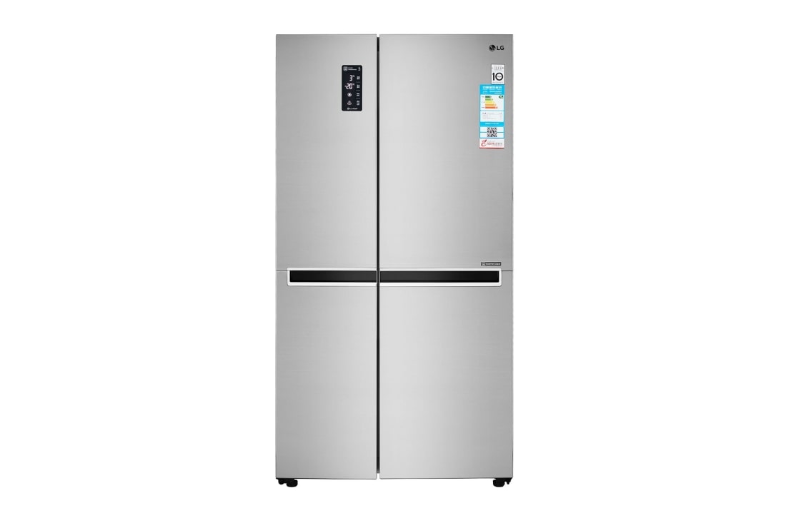 LG 647L 智慧风冷 对开门冰箱  直驱变频压缩机 钛灰银, GR-B2471PAF