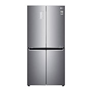 LG 622L 敲一敲门中门冰箱 十字四门 曼哈顿午夜黑, F680SB77B, thumbnail 1