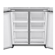 LG 622L 敲一敲门中门冰箱 十字四门 曼哈顿午夜黑, F680SB77B, thumbnail 8