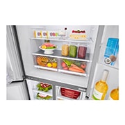 LG 622L 敲一敲门中门冰箱 十字四门 曼哈顿午夜黑, F680SB77B, thumbnail 13